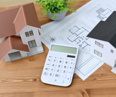 Architectural models of houses, house plans, calculators